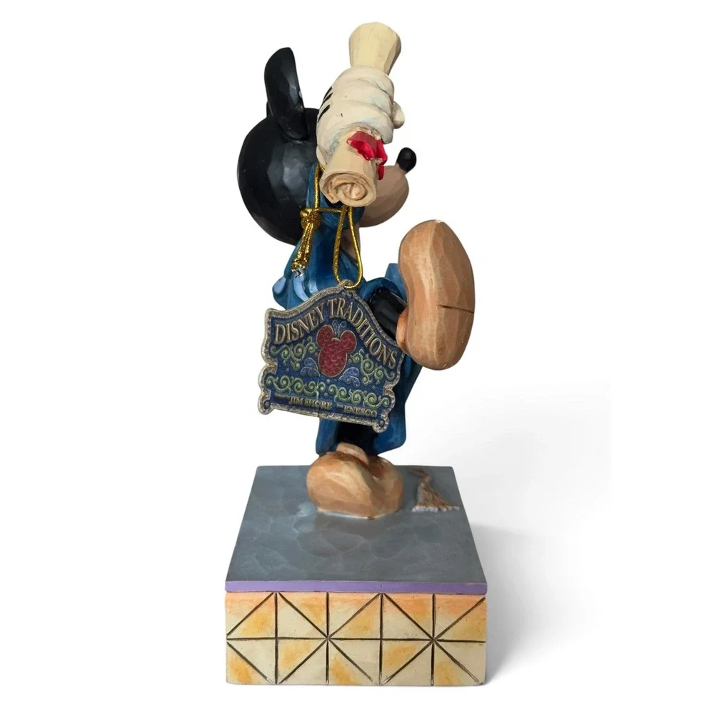 Rare Disney Traditions Mickey Mouse Graduation Congrats! Figurine Figure